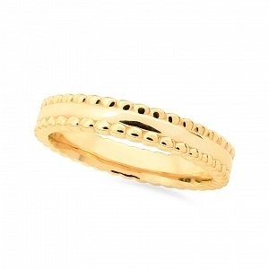 Vestuvinis geltono aukso žiedas | Taurus Jewels