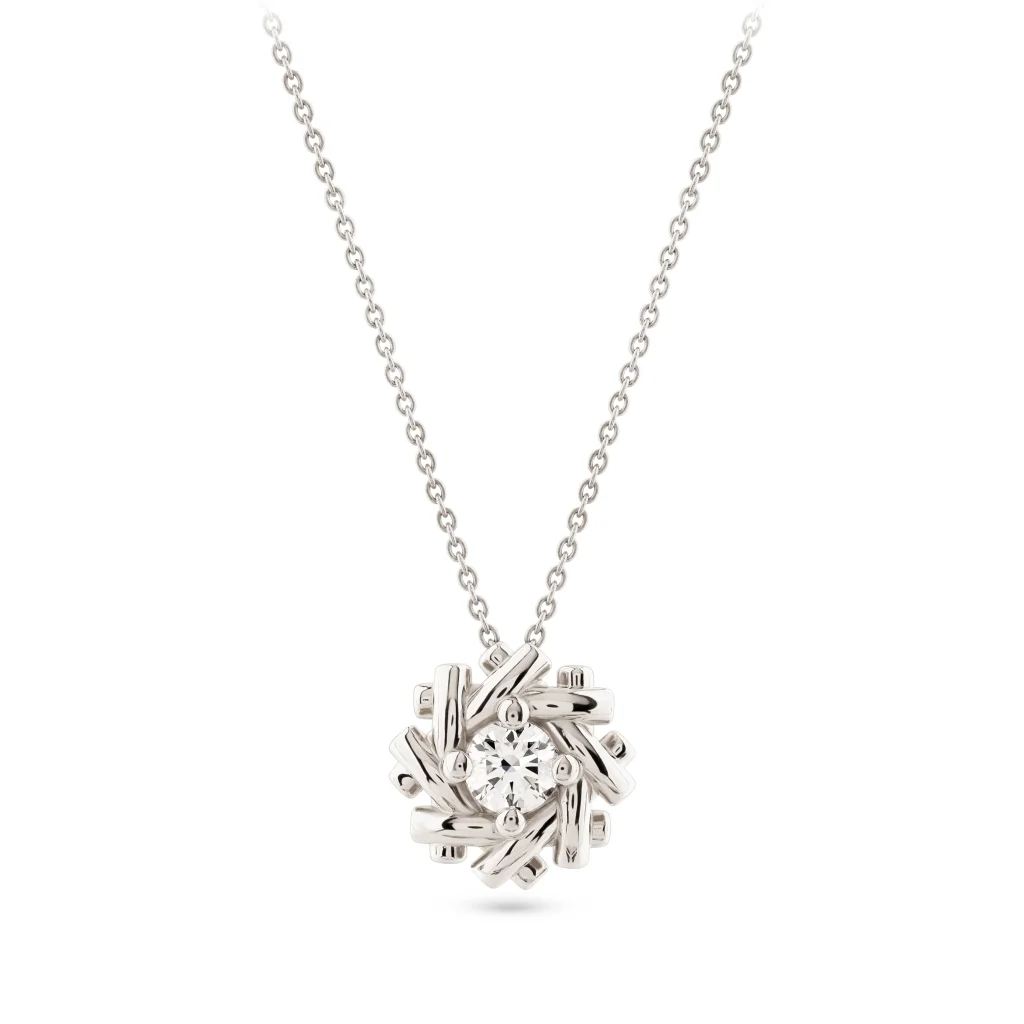 HELIA pendant with diamond
