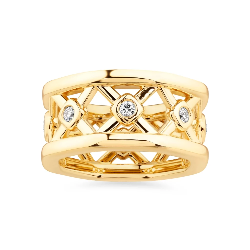 ŽIEDAS SU DEIMANTAIS