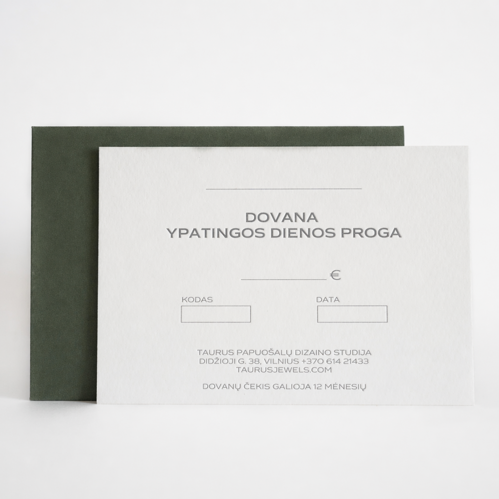 Taurus Jewels dovanų čekis