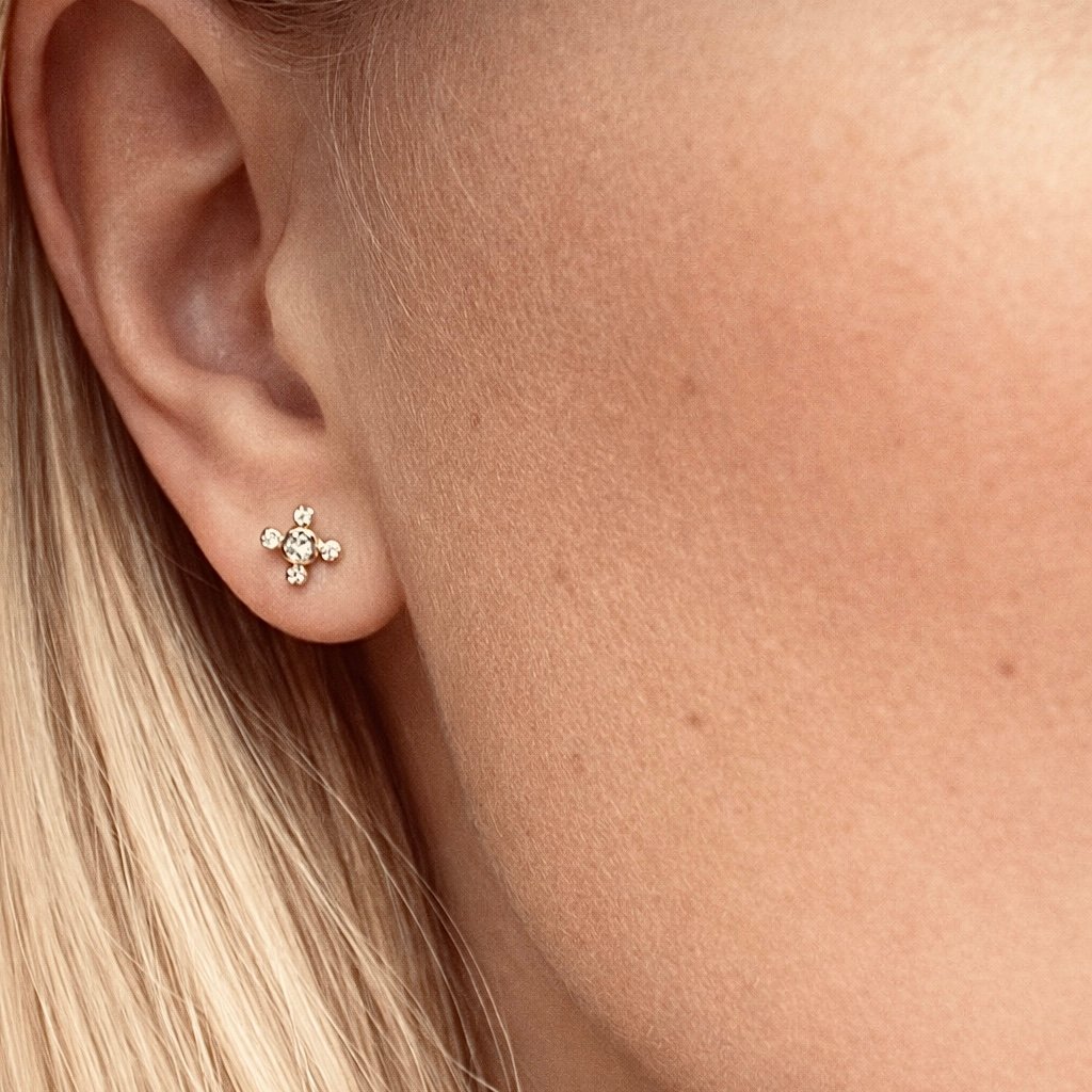 LUMA EARRINGS WITH DIAMONDS