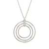 TONDA pendant with diamonds White Gold