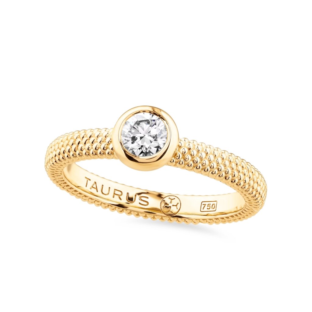 NEVER ENDING STORY ring with diamonds