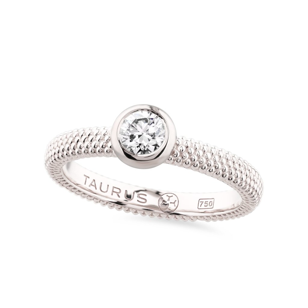 NEVERENDING STORY ring with diamonds