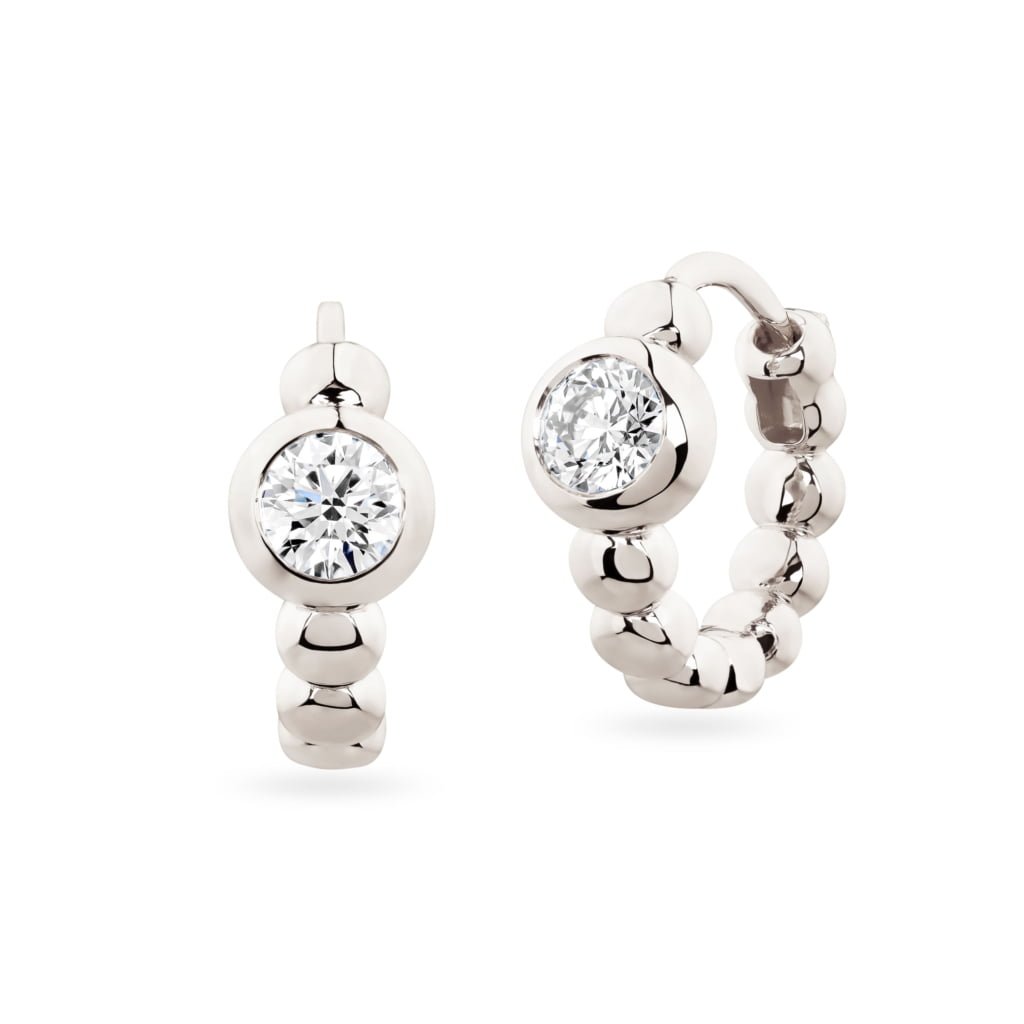 LUMA earrings with diamonds