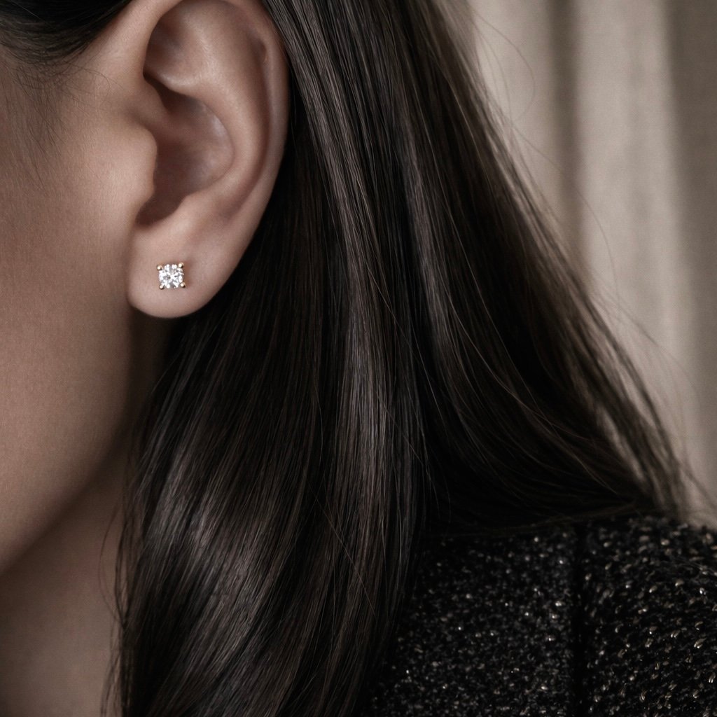 DIAMOND STUD EARRINGS