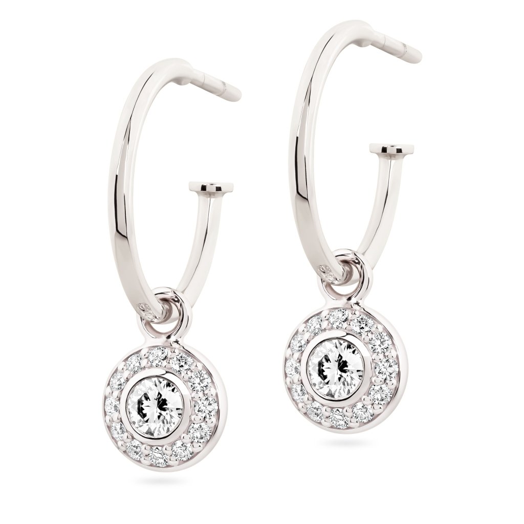 Earring PENDANTS with diamonds