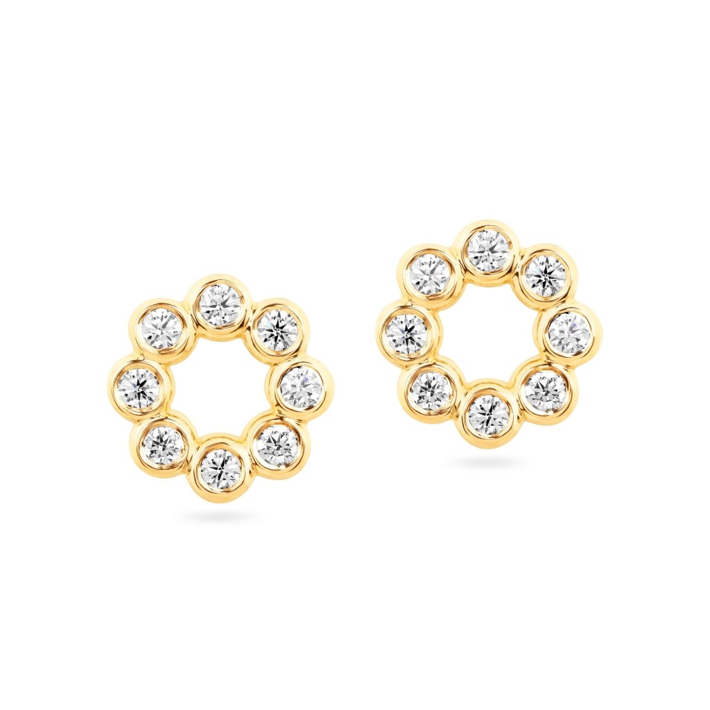 LUMA earrings with diamonds