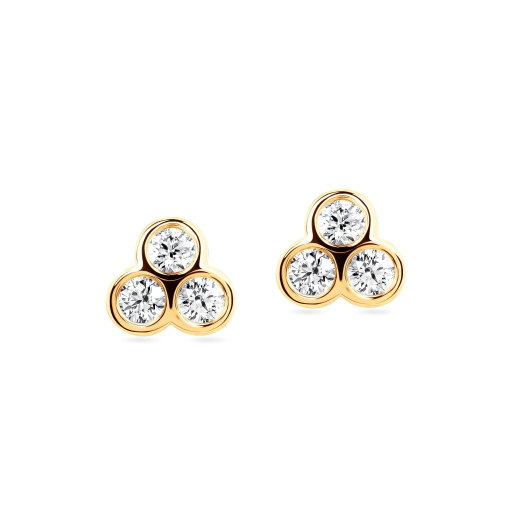 LUMA earrings with diamonds