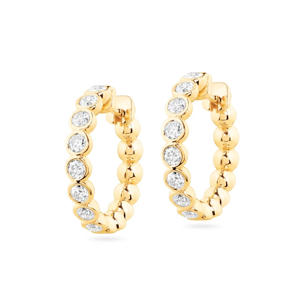 LUMA earrings with diamonds