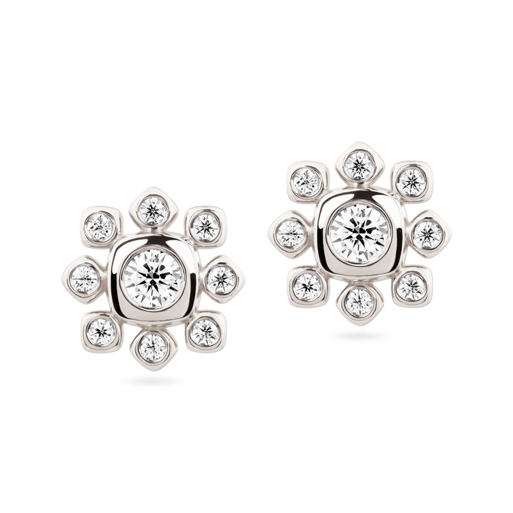 ARISTOS earrings with diamonds