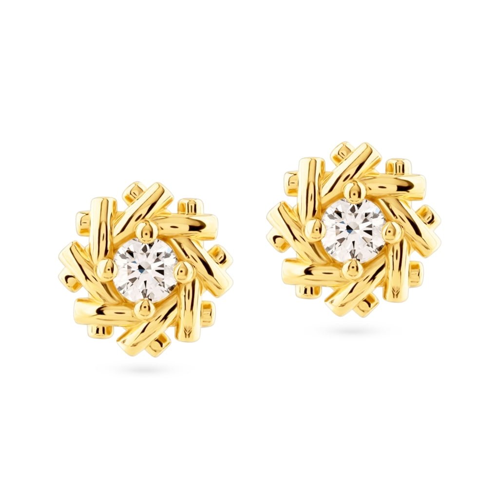 HELIA earrings with diamonds