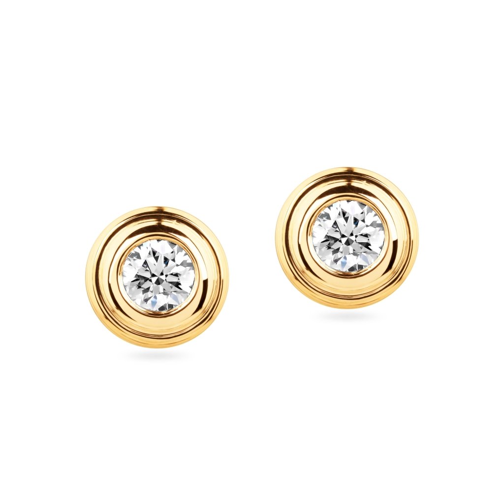 NOA earrings with diamonds