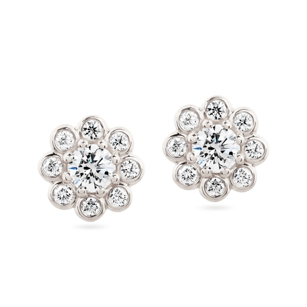 LUMA earrings with diamonds