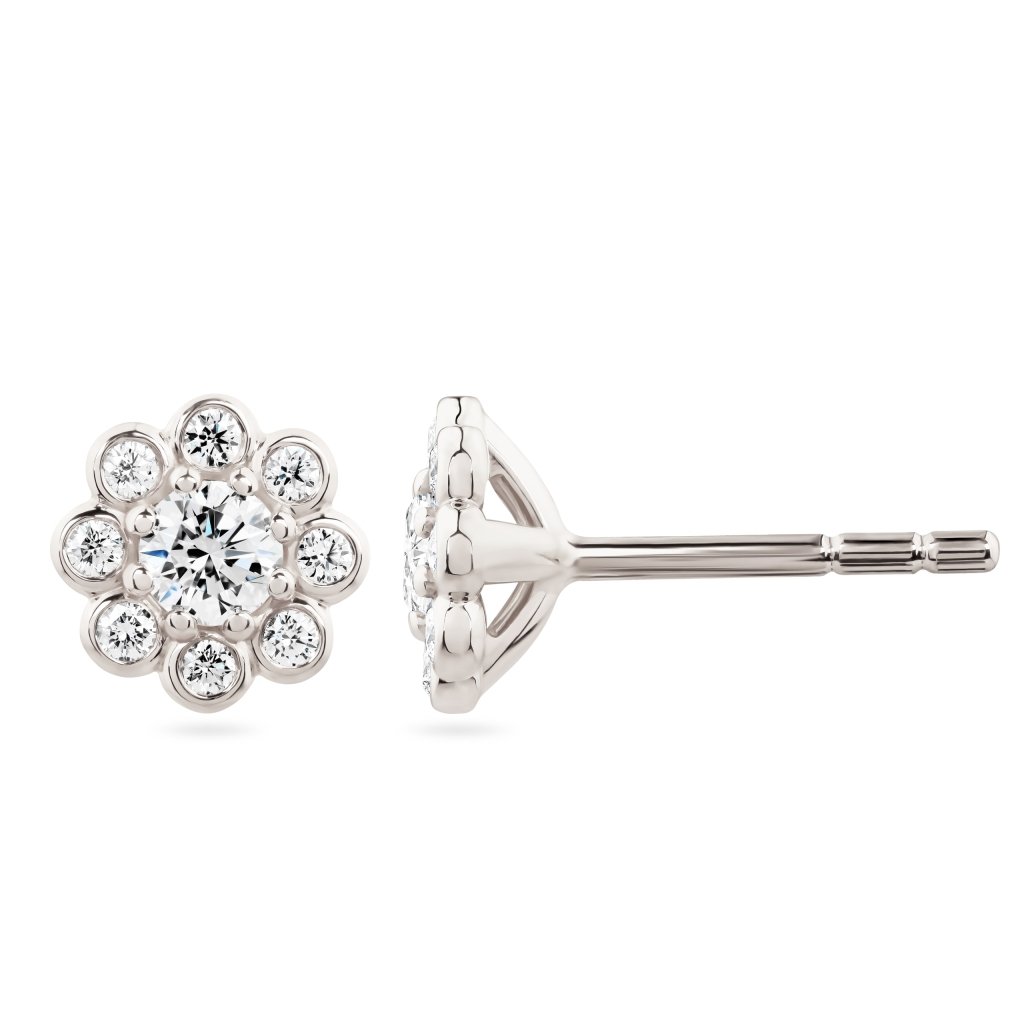 LUMA earrings with diamonds