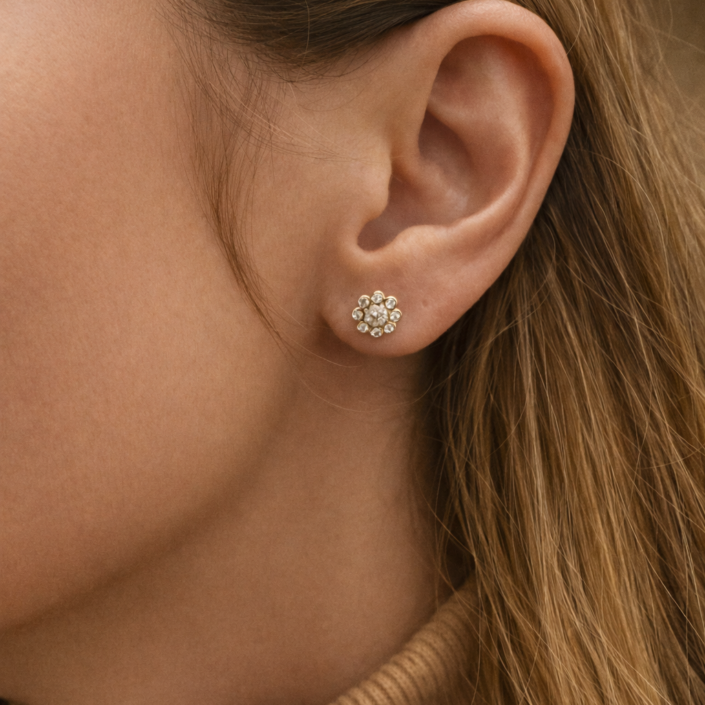 LUMA EARRINGS WITH DIAMONDS