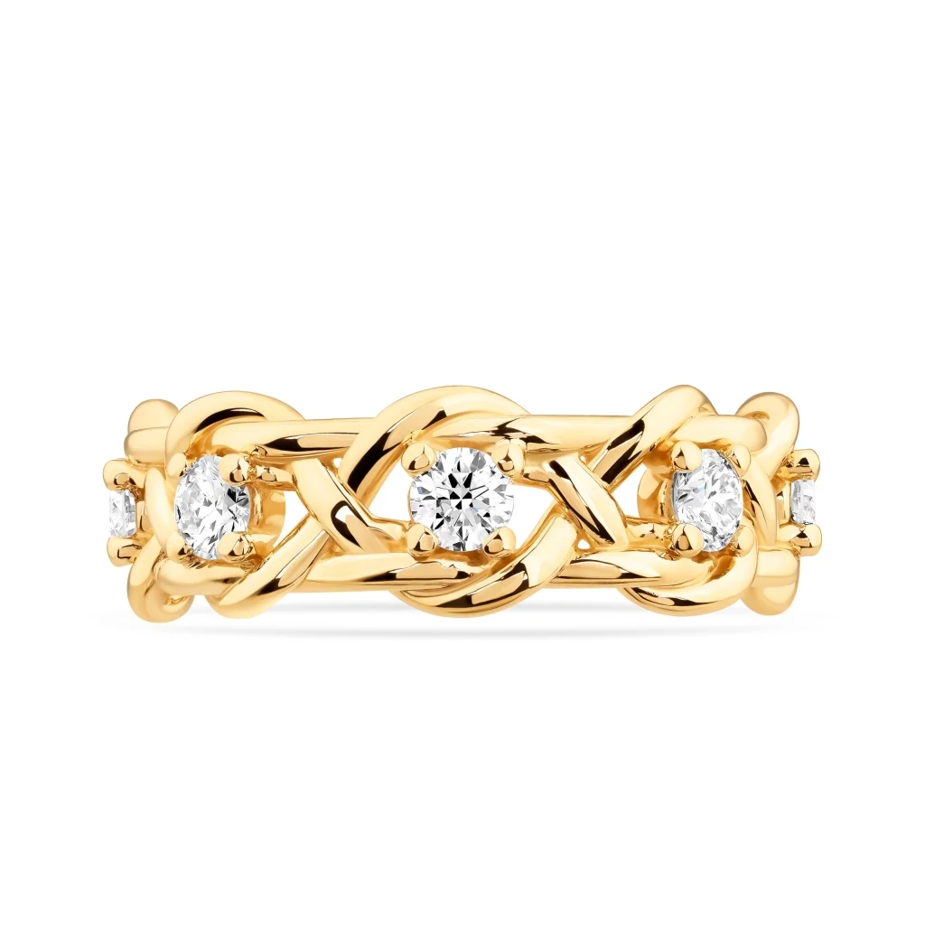 HELIA Ring with Diamonds