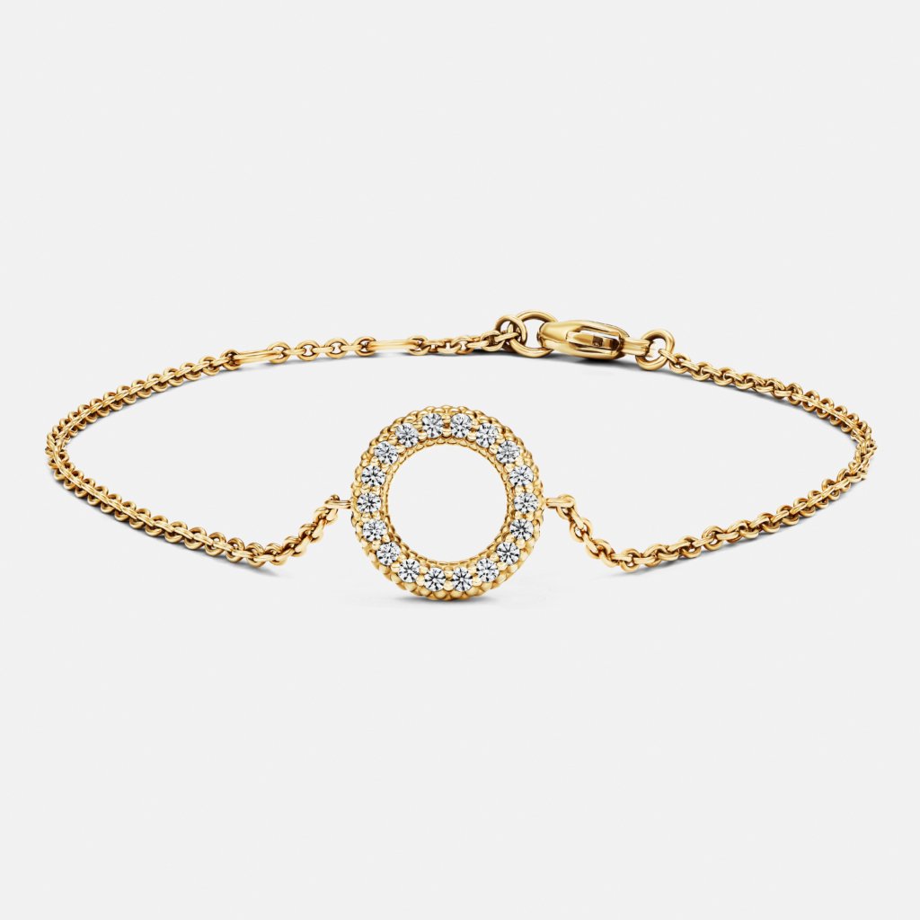 NEVER ENDING STORY BRACELET WITH DIAMONDS