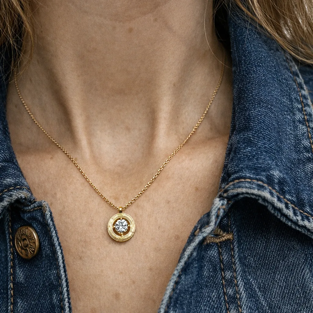 NOA PENDANT WITH DIAMOND