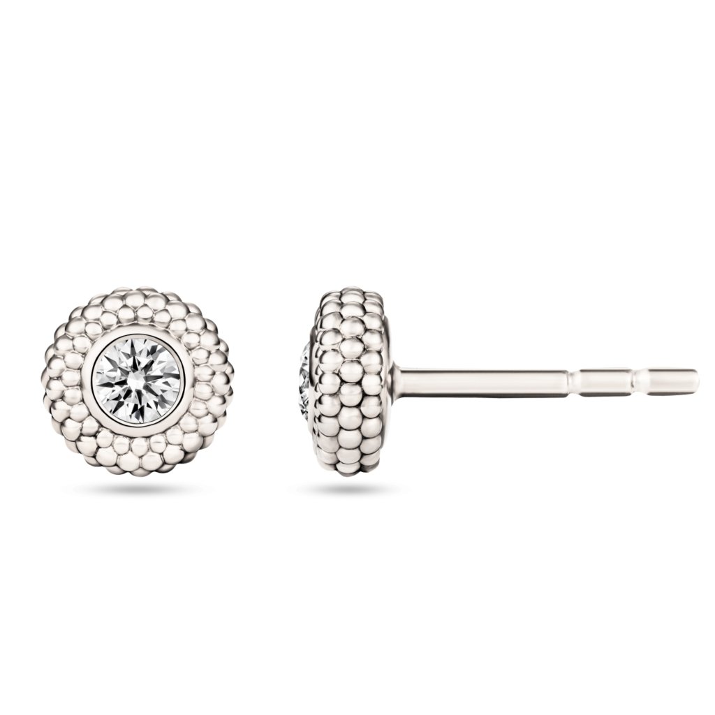 NEVER ENDING STORY EARRINGS WITH DIAMONDS