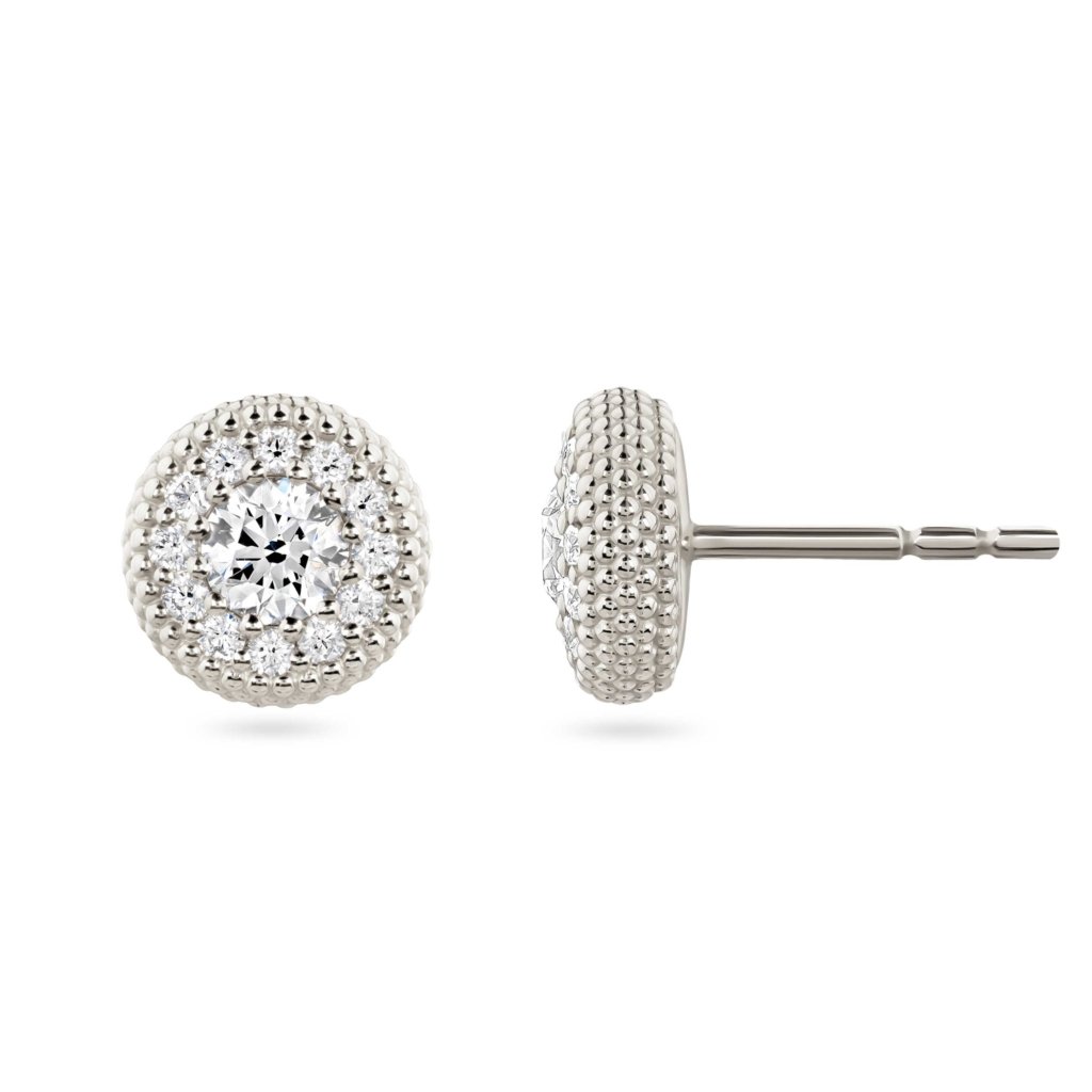 NEVER ENDING STORY EARRINGS WITH DIAMONDS